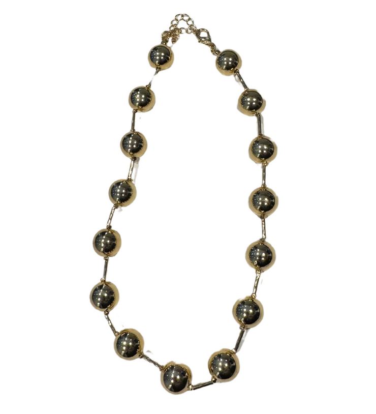 MERX Large Gold Ball Necklace
