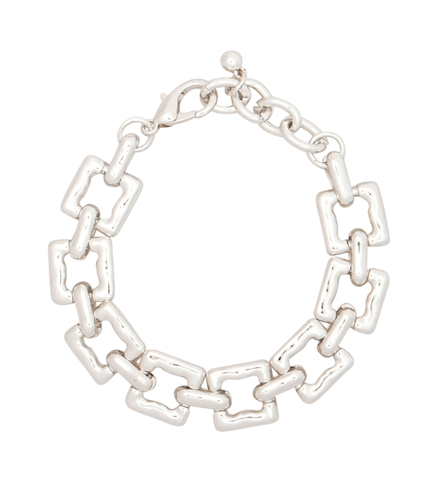 Square Links Chain Bracelet