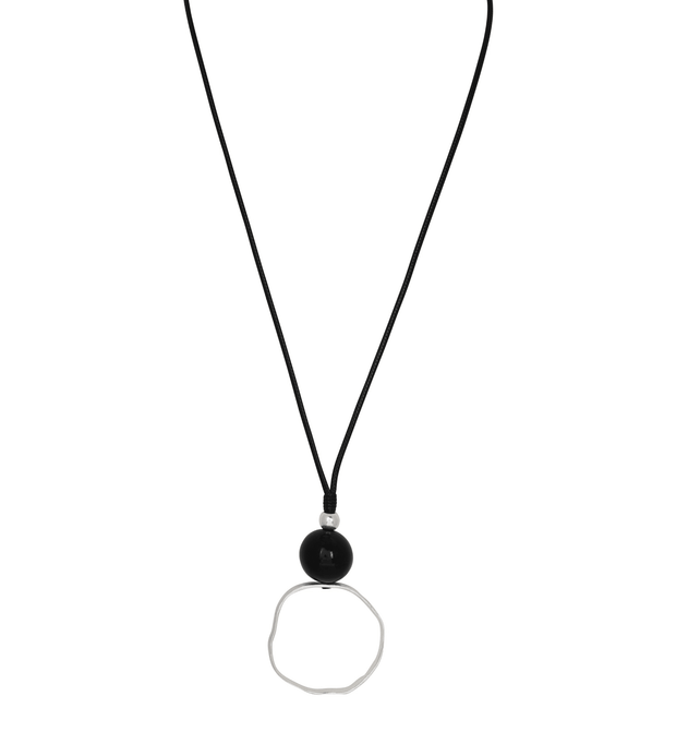 Long Black Cord Necklace-Watch Us Women Oakville