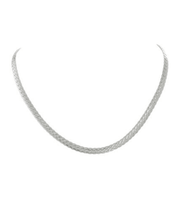 Flat Rope Chain Necklace