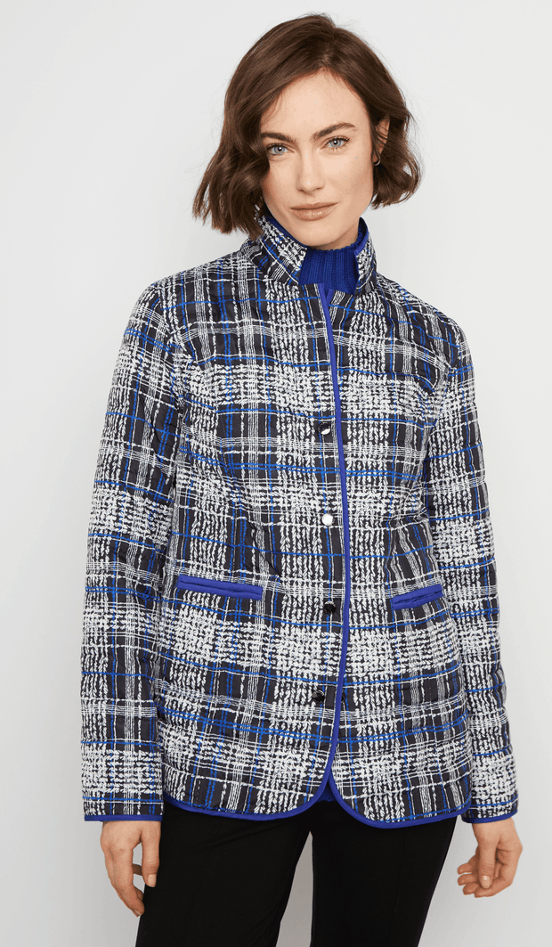 Plaid Reversible Quilt Jacket-Watch Us Women Oakville