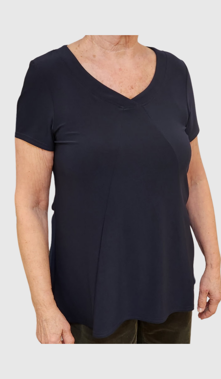 Silky Knit A-Line Top