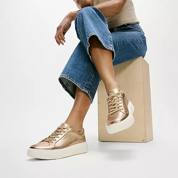 RTG Metallic-Leather Sneakers