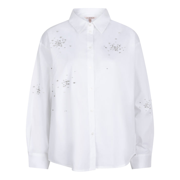 Button Down with Rhinestones