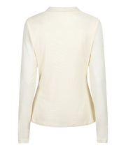 Long Sleeve Mesh Top - Light Yellow