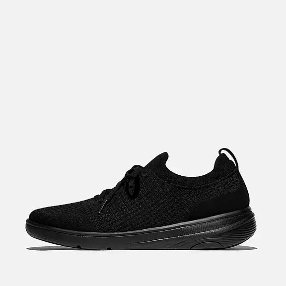 SUPER-Q Knit Slip-On Laced Sneakers