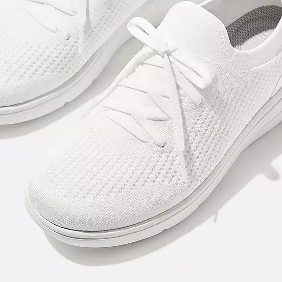 SUPER-Q Knit Slip-On Laced Sneakers