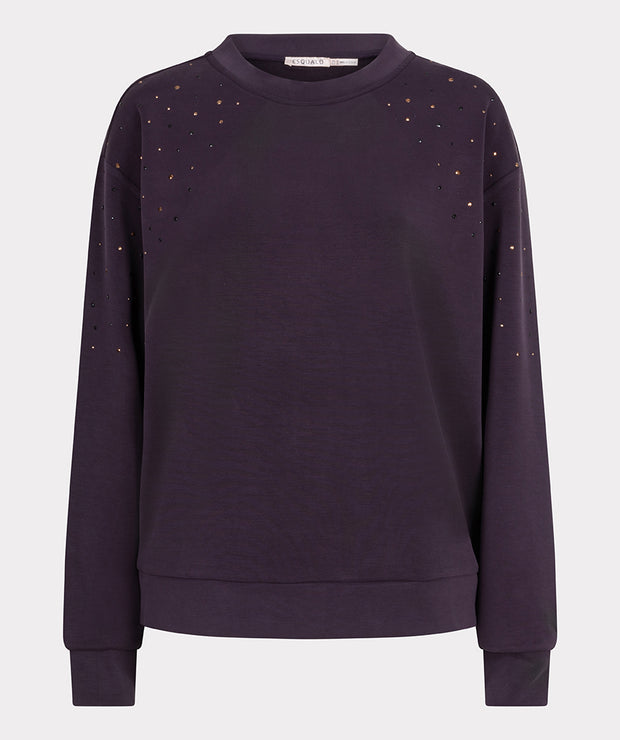 Embellished Modal Sweater