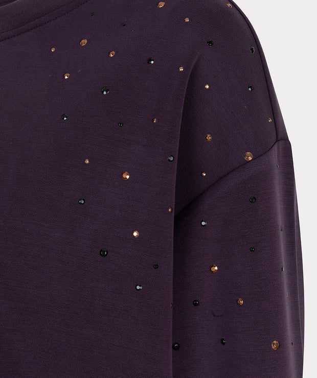 Embellished Modal Sweater