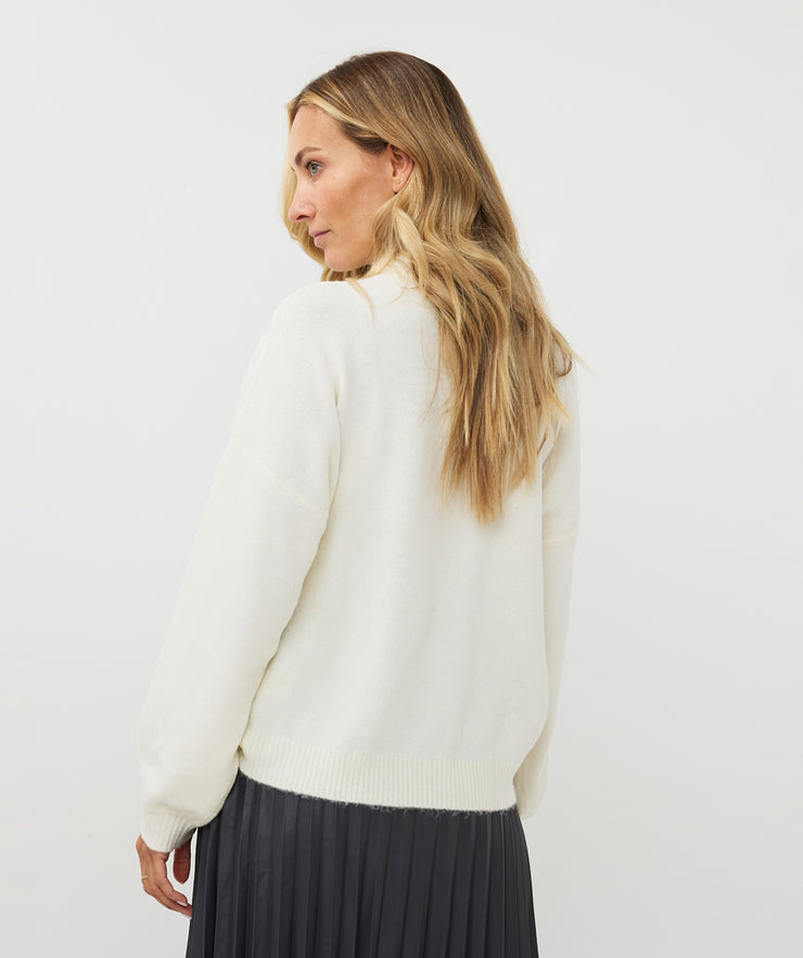 Beaded Crew Neck Sweater