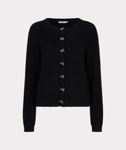 Bow Button Detail Sweater