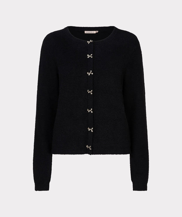 Bow Button Detail Sweater