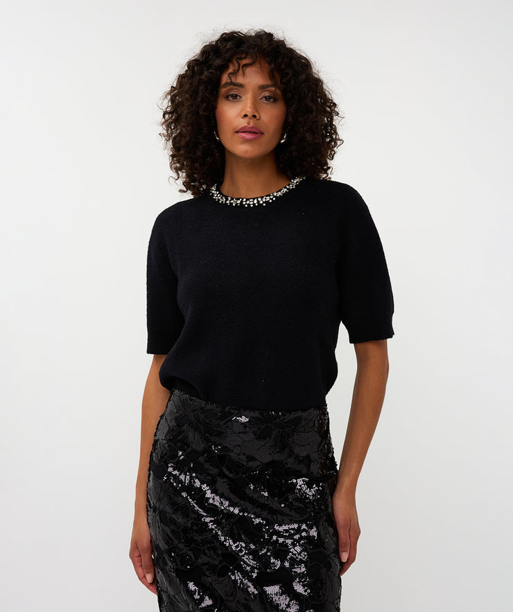 Sequin Embellished Sweater