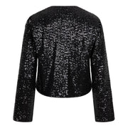 Sequins with Bow Cardigan