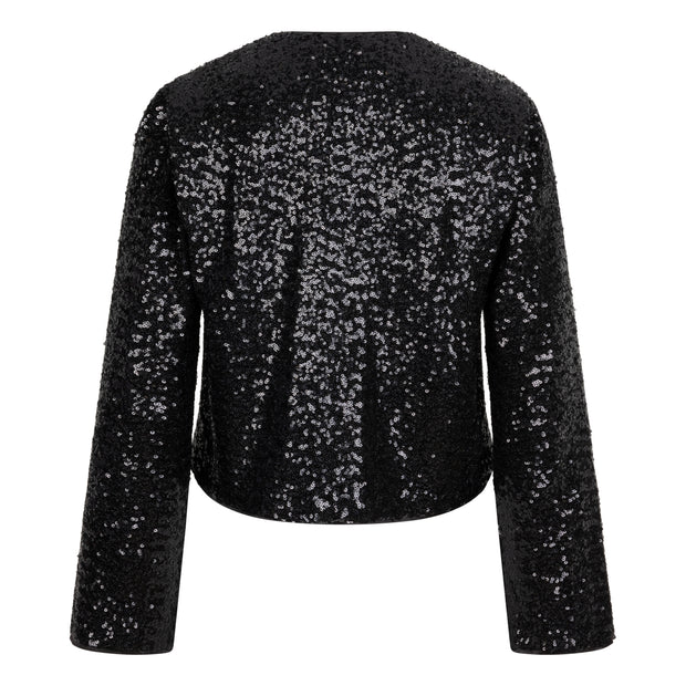 Sequins with Bow Cardigan