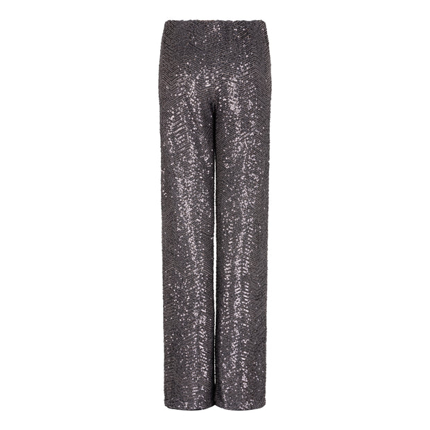 Zigzag Pattern Sequin Pant