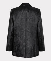 Crinkle Metallic Blazer