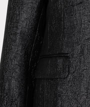 Crinkle Metallic Blazer