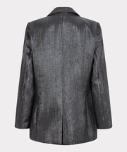 Crinkle Metallic Blazer