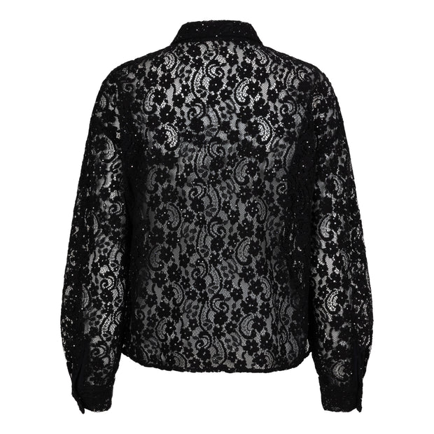 Lace Sequins Blouse