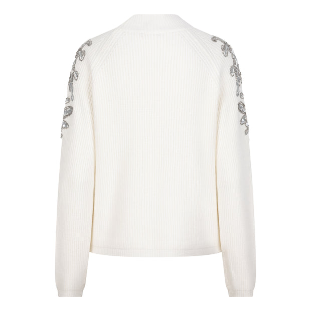 Shoulder Sequin Sweater