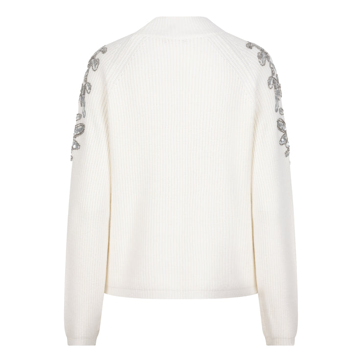 Shoulder Sequin Sweater