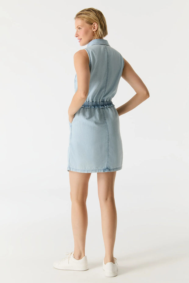 Wilma Patch Pocket Denim Dress