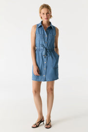 Wilma Patch Pocket Denim Dress