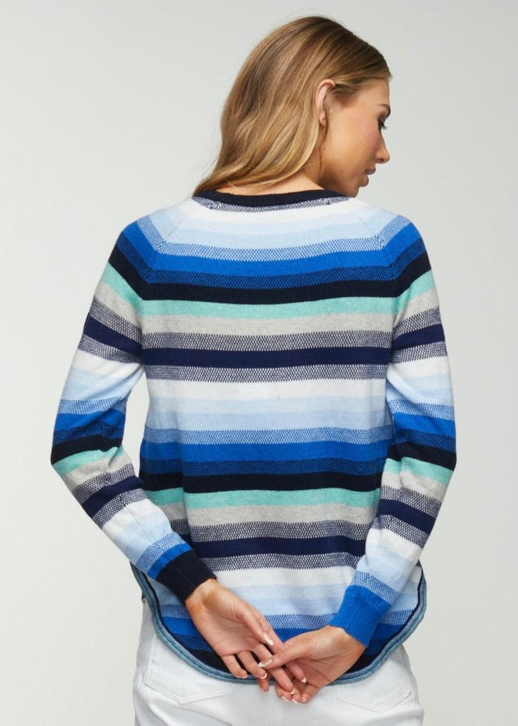 Birdseye Stripe Sweater-Watch Us Women Oakville
