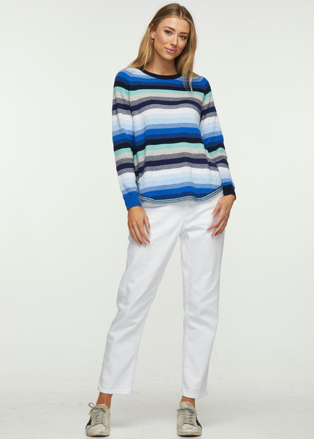 Birdseye Stripe Sweater