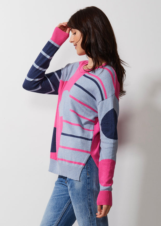 Spot on Stripes Sweater