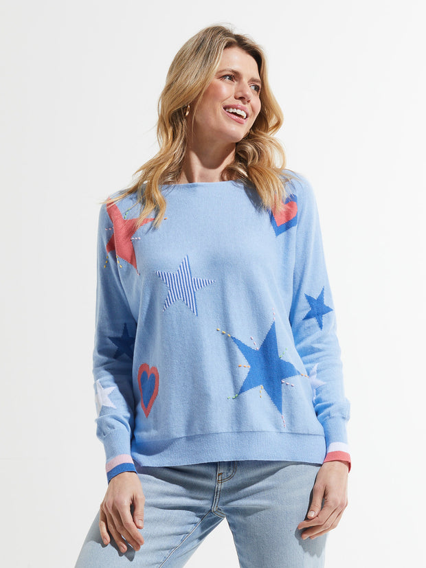 Hearts and Stars Sweaters