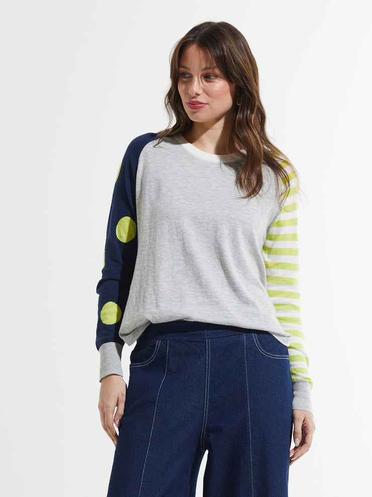 Spots and Stripes Sweater