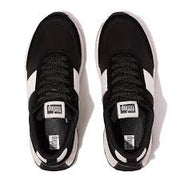F-MODE Flow Fabric/Suede/Leather Flatform Sneakers