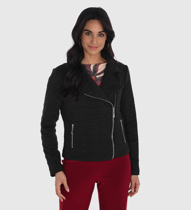 Quilted Knit Jacket