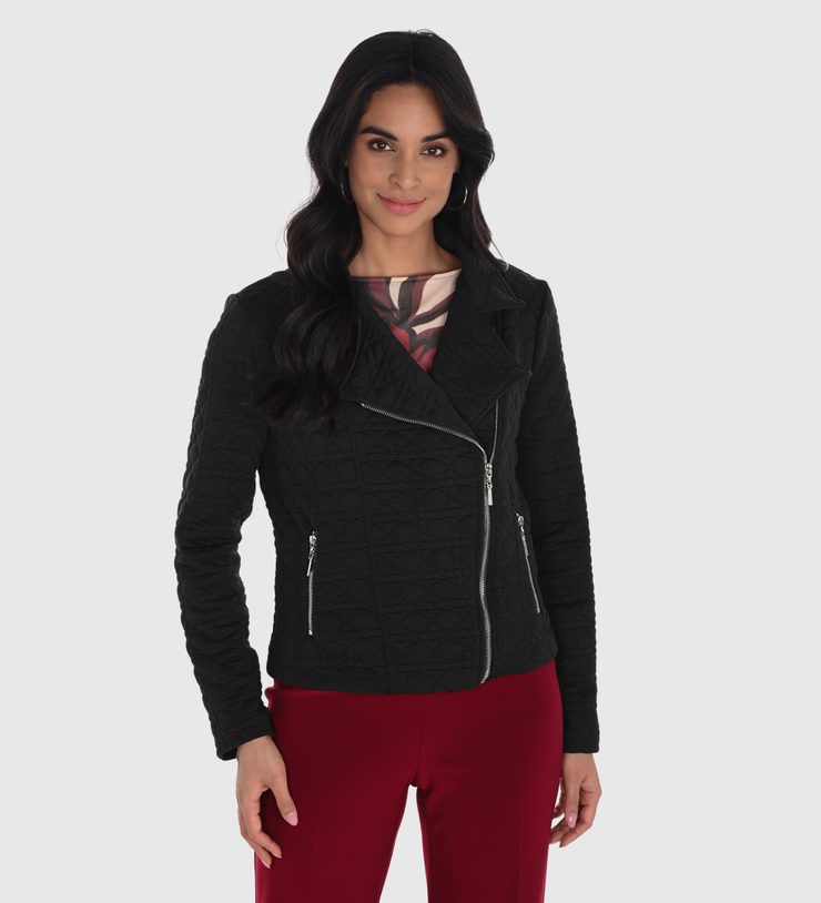 Quilted Knit Jacket
