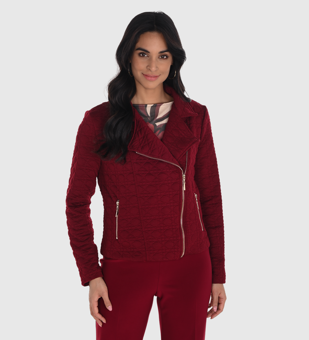 Quilted Knit Jacket