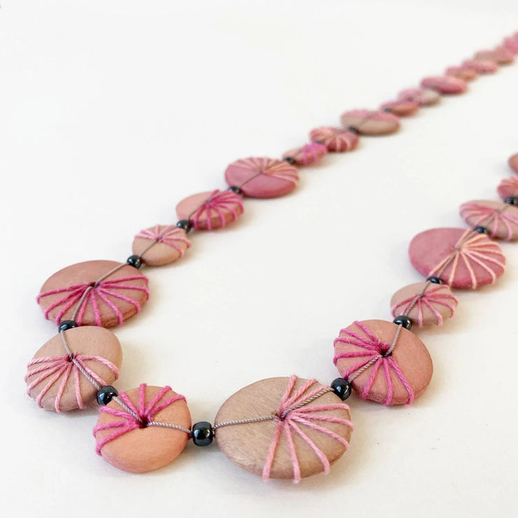 Wood Disc Necklace