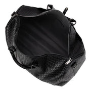 Brock Vegan Leather Woven Duffle Bag