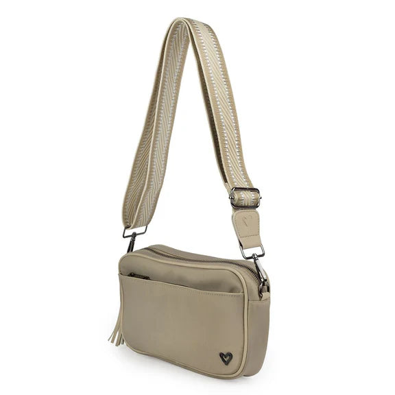 Brooklin Crossbody Bags - Matte Smokey Taupe