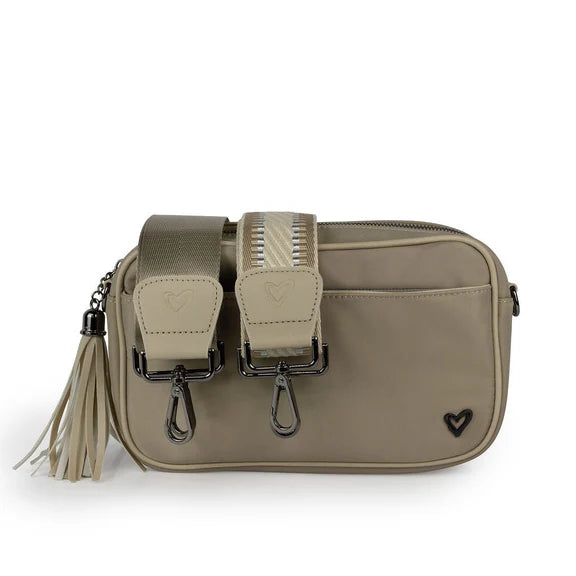 Brooklin Crossbody Bags - Matte Smokey Taupe