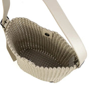 Osler Woven Hand-knotted Hobo - Bone