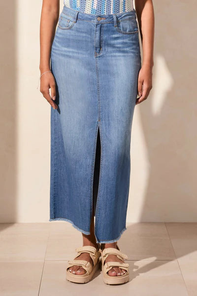 Full Length Denim Skirt