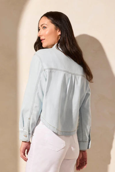 Light Denim Button Front Shirt