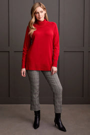 Raglan Sleeve Cowlneck Sweater