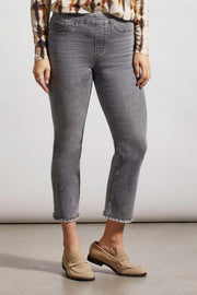 Audrey Pull-On Straight Crop Jeans