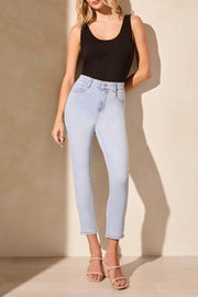 Sophia Curvy Hugging Slim Crop Jeans