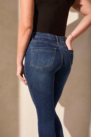 Audrey Pull On Straight Crop Jeans