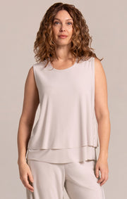 Sleeveless Double Layer Tank