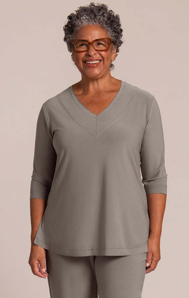 Splice V Neck Go To Top